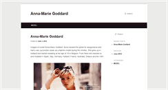 Desktop Screenshot of annamariegoddard.com