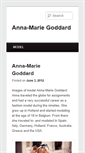 Mobile Screenshot of annamariegoddard.com