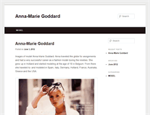 Tablet Screenshot of annamariegoddard.com